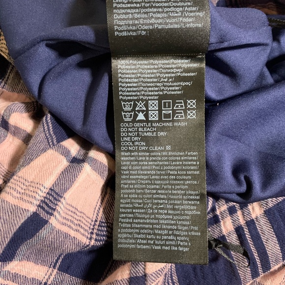 Pink and Blue Plaid Asymmetrical Skirt - Picture 8 of 11